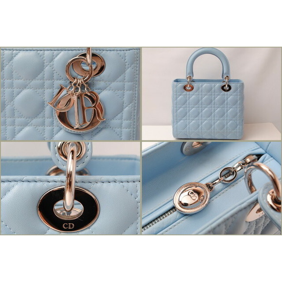 Dior Christian Handbag   Blue - Picture 1 of 7